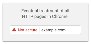 SSL waarschuwing in Google Chrome